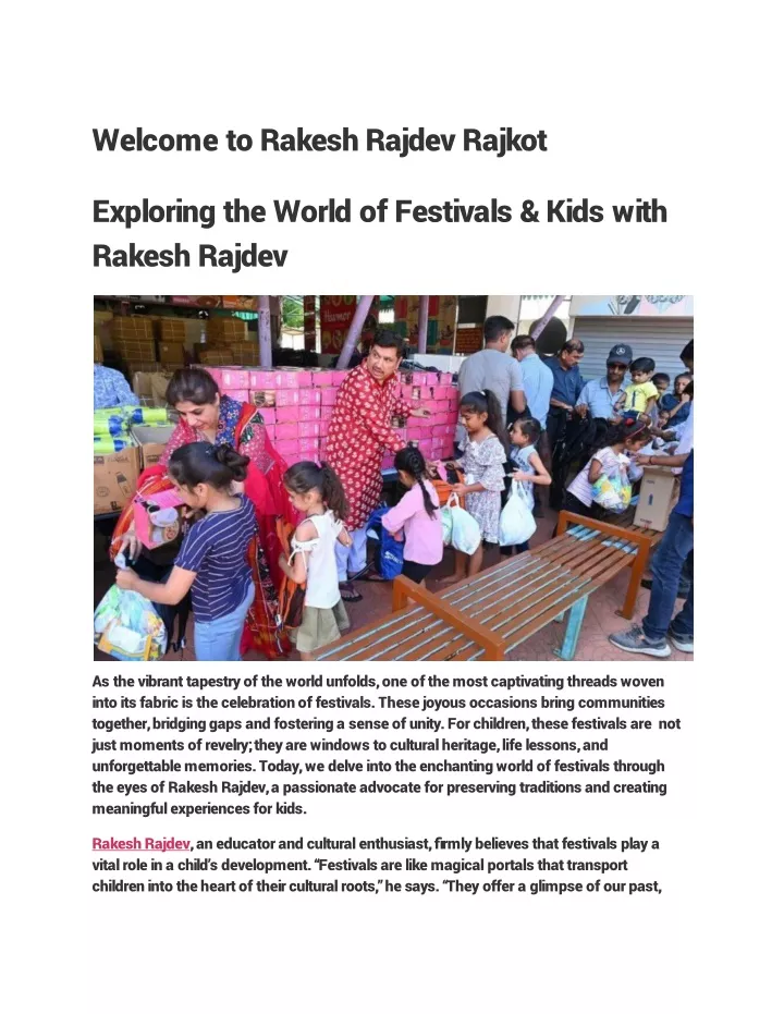 welcome to rakesh rajdev rajkot