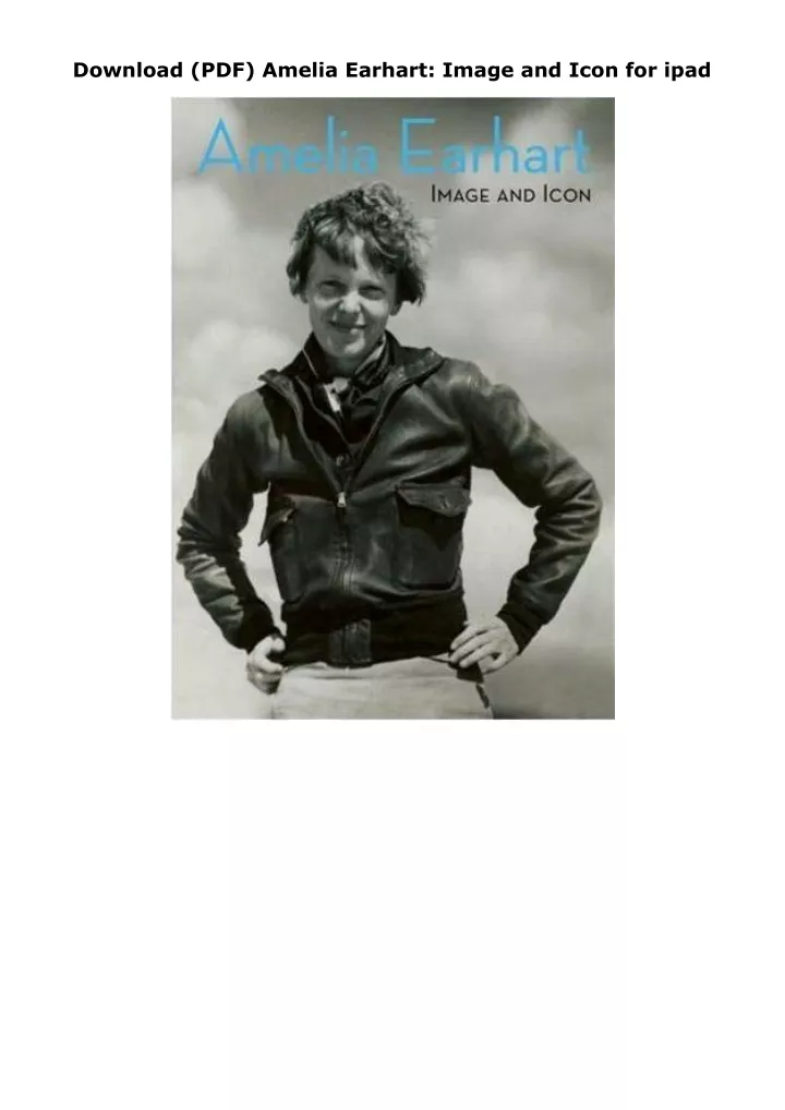 download pdf amelia earhart image and icon