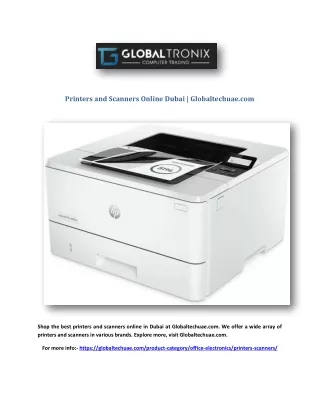 Printers and Scanners Online Dubai | Globaltechuae.com