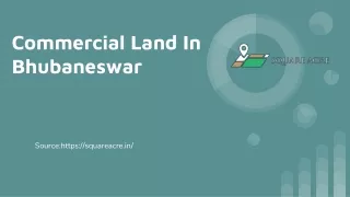 Commercial Land In Bhubaneswar