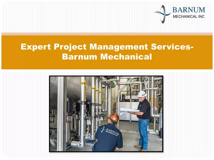expert project management services barnum mechanical