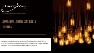 Commercial Lighting Controls in Louisiana
