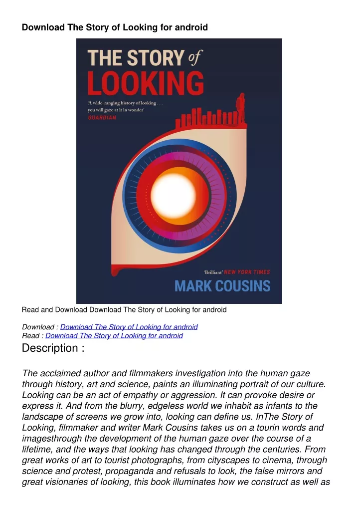 download the story of looking for android