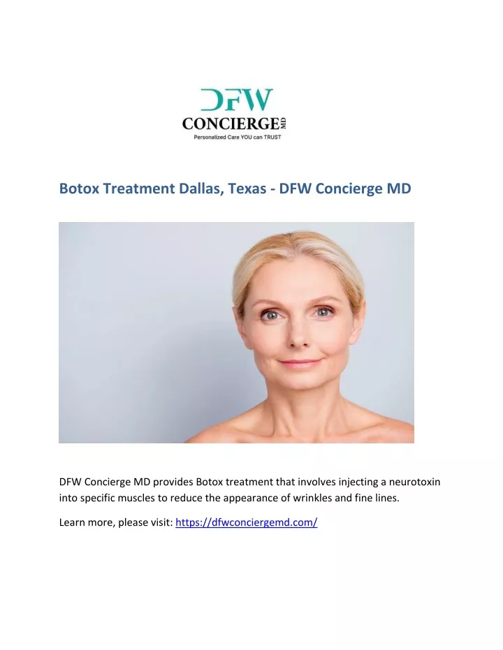 botox treatment dallas texas dfw concierge md