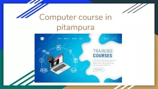 computer course in pitampura