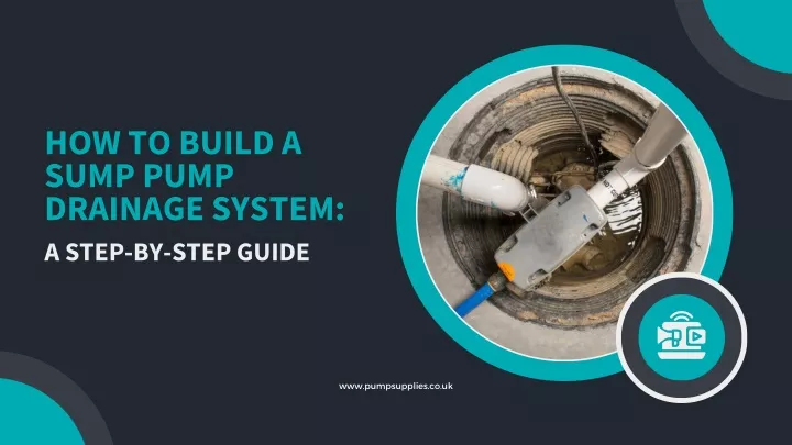 how to build a sump pump drainage system a step