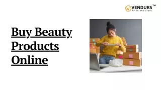 Shop Beauty Products Online - Vendurs