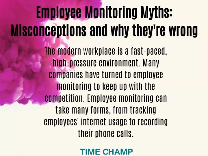 employee monitoring myths misconceptions