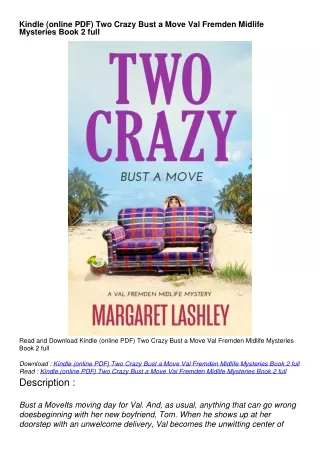 Kindle (online PDF) Two Crazy Bust a Move Val Fremden Midlife Mysteries Book 2
