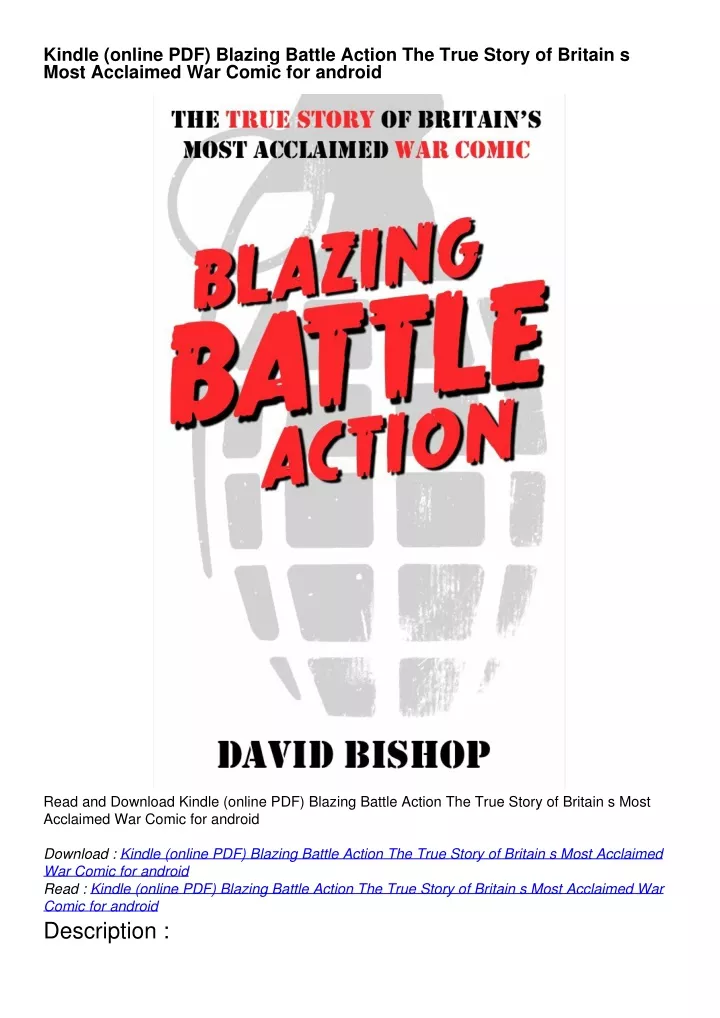 kindle online pdf blazing battle action the true