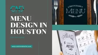 Elevate Your Business with Exquisite Menu Design in Houston