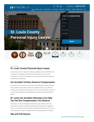 St Louis Injury Lawyer