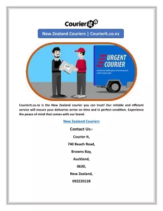 New Zealand Couriers | Courierit.co.nz