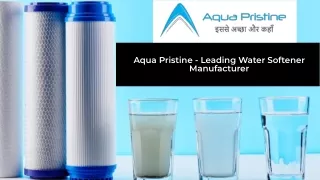 Best Water Softener Manufacturer in Noida, India