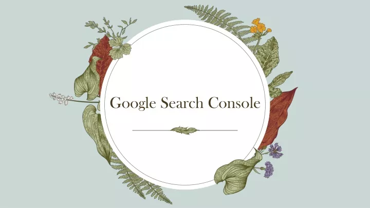 google search console