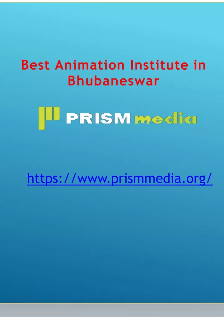 best animation institute in bhubaneswar