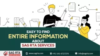 SAG RTA Services One-Stop Shop for Everything You Need to Know