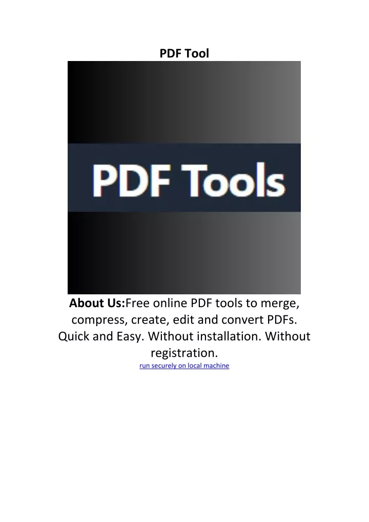 pdf presentation tool