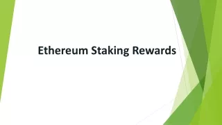 Ethereum Staking Rewards