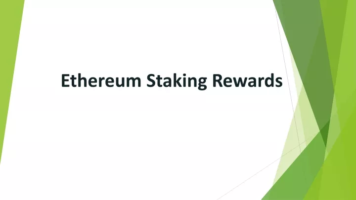 ethereum staking rewards