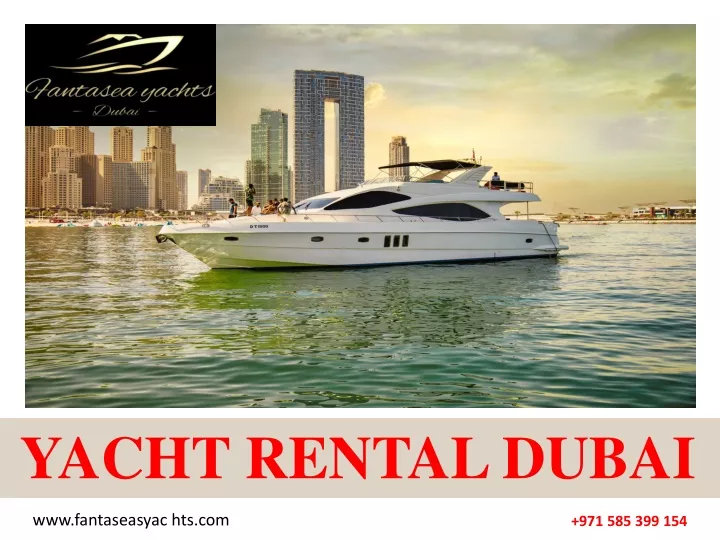 yacht rental dubai