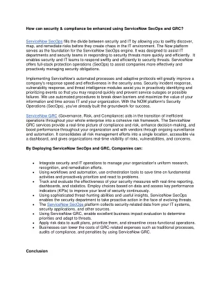 how can security compliance be enhanced using