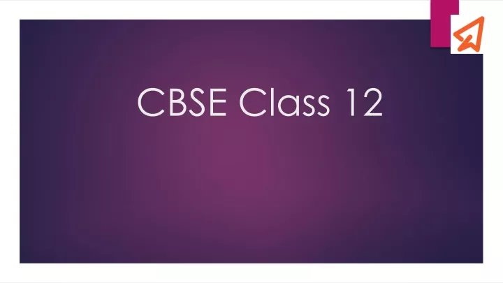 cbse class 12