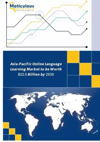 Asia-Pacific Online Language Learning Market to be Worth $22.5 Billion by 2030