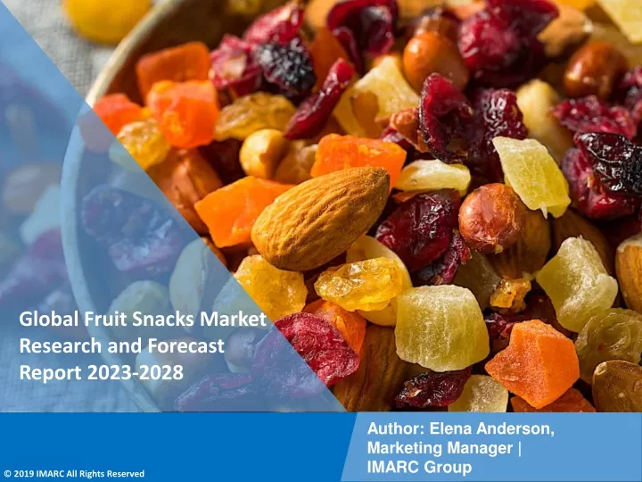 global fruit snacks market research and forecast