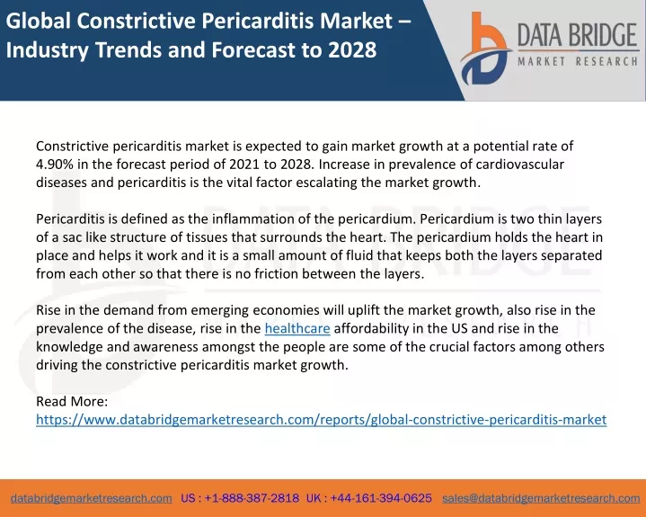 global constrictive pericarditis market industry