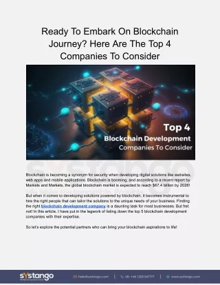 Ready To Embark On Blockchain Journey_ Here Are The Top 4 Companies To Consider (1)