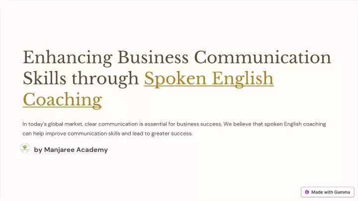 enhancing business communication skills through
