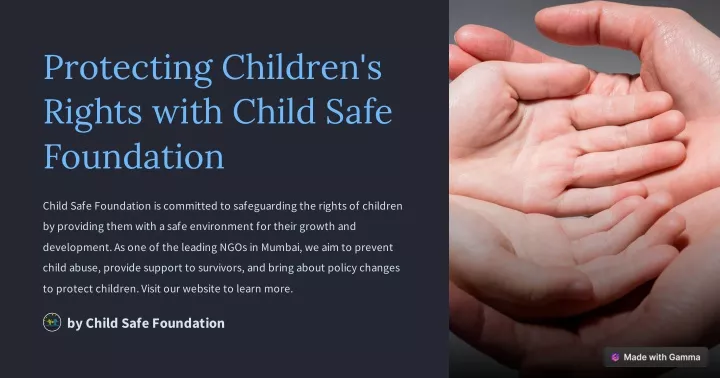 protecting children s rights with child safe