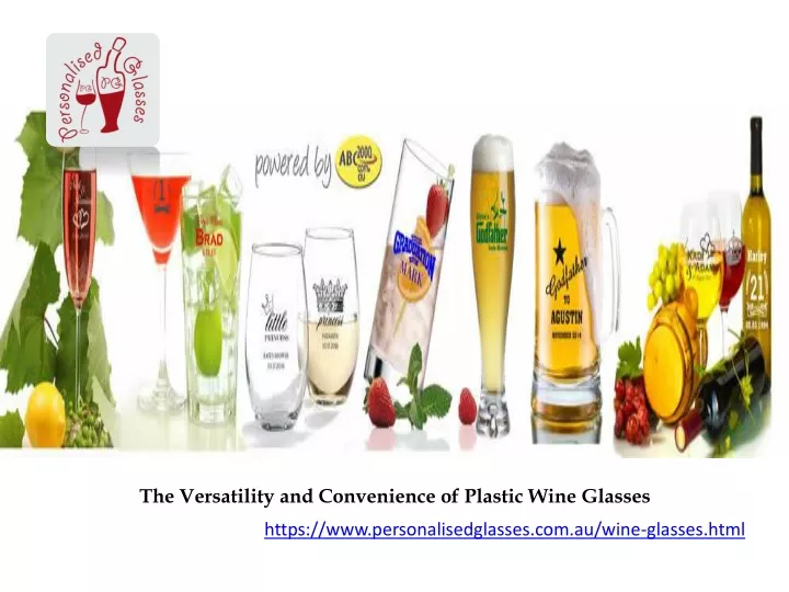 the versatility and convenience of plastic wine