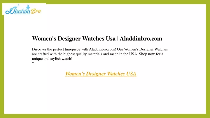 women s designer watches usa aladdinbro