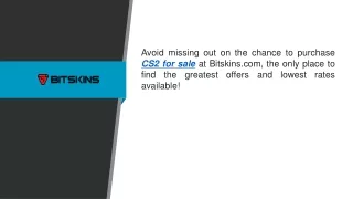 Cs2 For Sale Bitskins.com