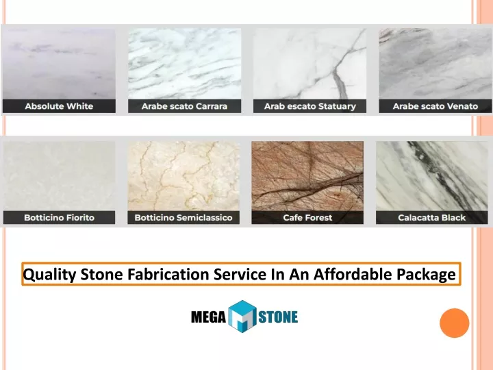quality stone fabrication service