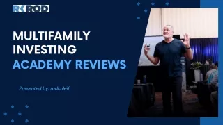 Multifamily Investing Academy Reviews