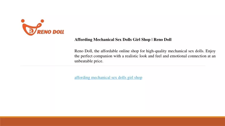 affording mechanical sex dolls girl shop reno doll