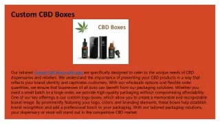 Custom CBD Boxes