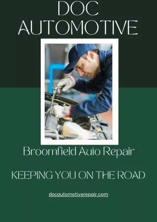 Broomfield Auto Repair Services