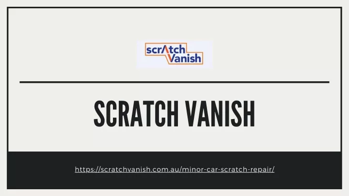 scratch vanish