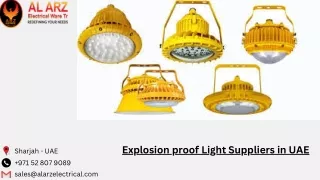 Explosion proof Light Suppliers in UAE | Alarzelectrical | Sharjah