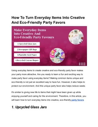 how to turn everyday items into creative