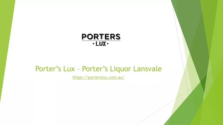 porter s lux porter s liquor lansvale https