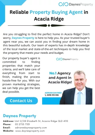Reliable Property Buying Agent in Acacia Ridge