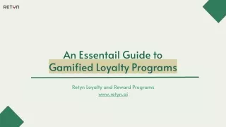 Understanding Gamified Loyalty Programs