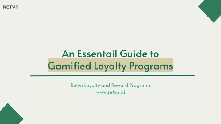 an essentail guide to gamified loyalty programs