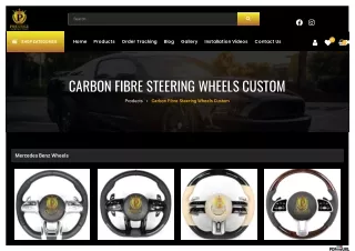 Buy Custom Carbon Streering Wheels Online