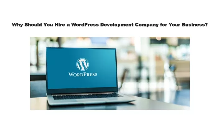 why should you hire a wordpress development company for your business